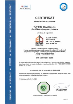 STN EN ISO 3834-2-2021